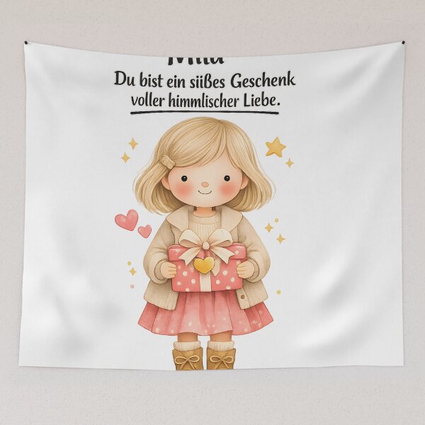 Item preview, Personalized girl's bedroom poster with the name Mila designed and sold by LoveNurseries.