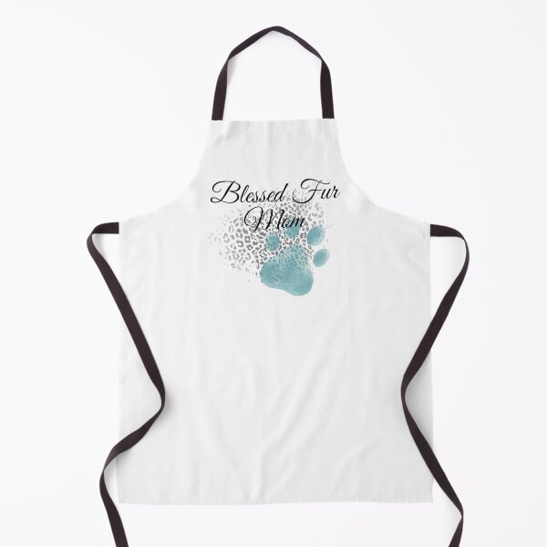 Item preview, Blessed Fur Mom Leopard Print Design with Blue-gray Pawprint designed and sold by jeweleddesigns.
