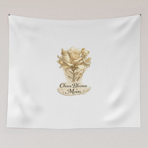 Item preview, Mother’s Day Floral Mom Design – Chaos Bloom Art – Mother’s Day Gift designed and sold by Line-Mood1⭐️⭐️⭐️⭐️⭐️.