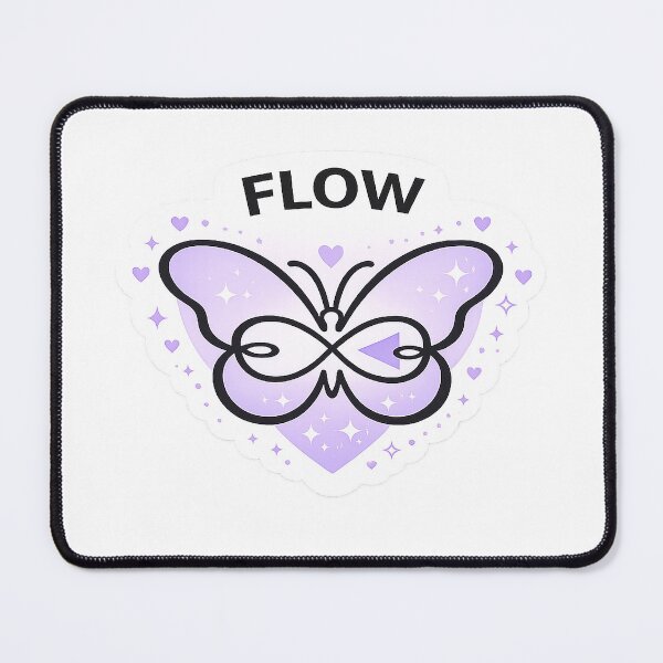 Item preview, FLOW Butterfly Minimalist Aesthetic Design Calm Line Art designed and sold by Serene Whiskers.