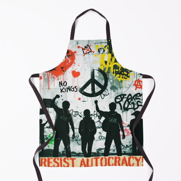 Item preview, "RESIST AUTOCRACY!" Graffiti Protest Art designed and sold by thelivingrp.