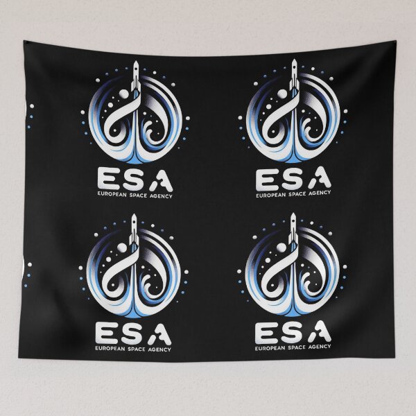 Item preview, European Space Agency Inspired Logo Design | ESA Style Space Graphic | Astronomy & Sci-Fi Art designed and sold by TEEJAMBOREE.