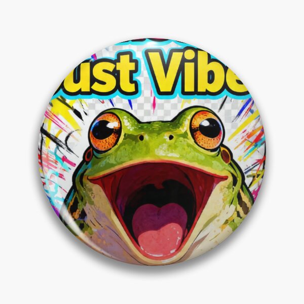 Item preview, No Thoughts Just Vibes – Funny Chaos Frog Meme Design designed and sold by Modefissi.
