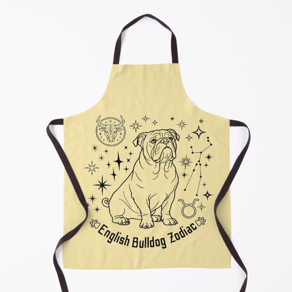 Item preview, English Bulldog Taurus Zodiac - Minimalist Constellation Dog Art. designed and sold by KojourinArt.