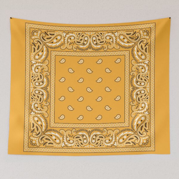 Item preview, Bandana Fever Gold Bandana by BandanaFever designed and sold by BandanaFever.
