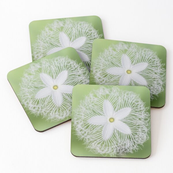 Item preview, White Radial Symmetry Flower Home Decor Accent designed and sold by Vainillaychile.