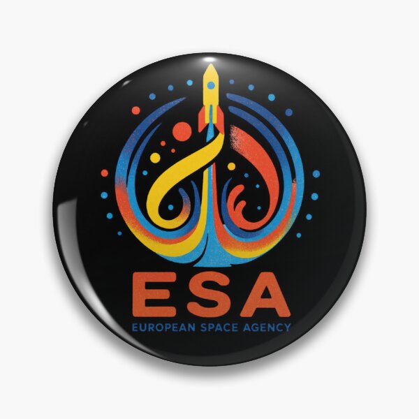 Item preview, Space Agency Inspired Logo Design | ESA Style Space Graphic | Astronomy & Sci-Fi Art designed and sold by TEEJAMBOREE.