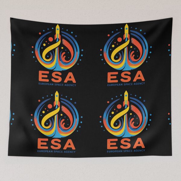 Item preview, Space Agency Inspired Logo Design | ESA Style Space Graphic | Astronomy & Sci-Fi Art designed and sold by TEEJAMBOREE.