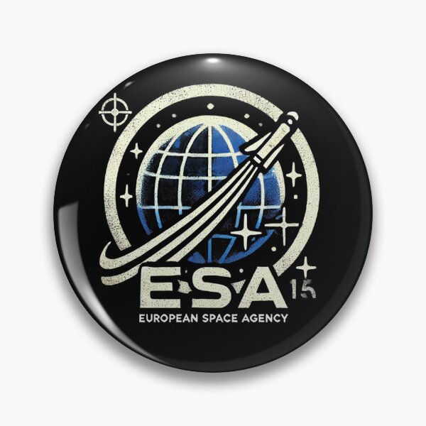 Item preview, Space Agency Inspired Logo Design | ESA Style Space Graphic | Astronomy & Sci-Fi Art designed and sold by TEEJAMBOREE.