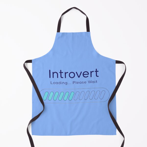 Item preview, Introvert Loading Please Wait Funny Quote T-Shirt, Minimal Neon Typography Design for Introverts designed and sold by KRStyleClub.
