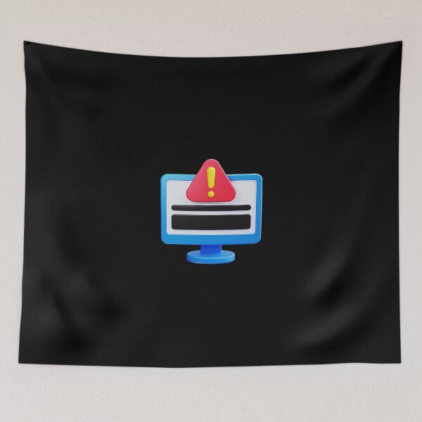 Item preview, 3D Computer Security Warning Alert designed and sold by Creatby7030.