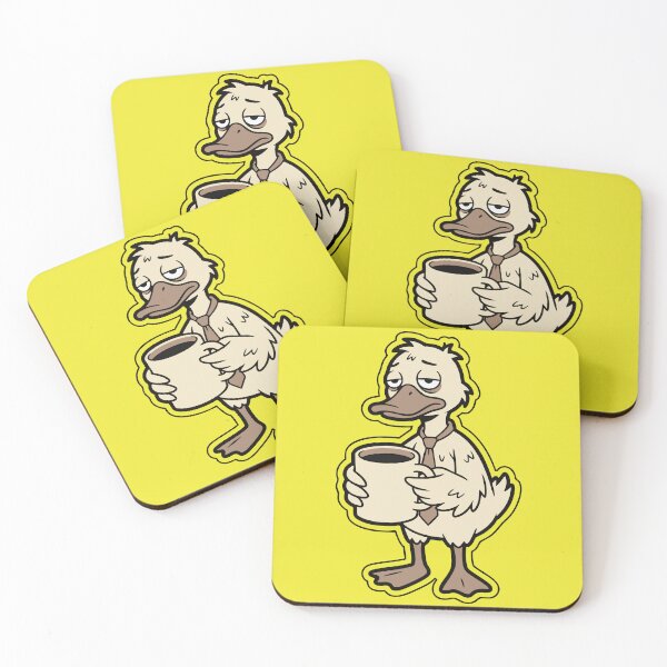 Item preview, Tired Coffee Duck designed and sold by EchoBlue Studio.