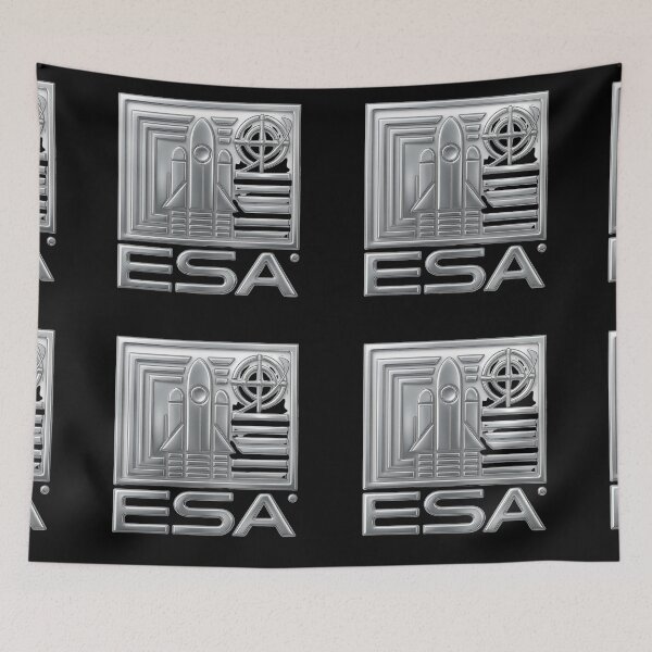Item preview, Space Agency Inspired Logo Design | ESA Style Space Graphic | Astronomy & Sci-Fi Art designed and sold by TEEJAMBOREE.