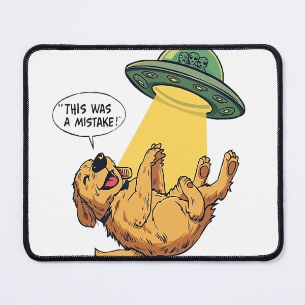 Item preview, Funny Dog Alien Shirt, Dog Abduction UFO Tee, My Dog Survived Alien Abduction, Funny Golden Retriever Gift, UFO Dog Shirt, Space Dog Tshirt, Dog Dad Funny Gift, designed and sold by MangadiDesigns.