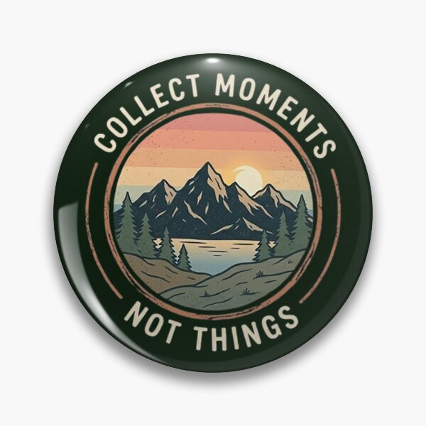 Item preview, Collect Moments Not Things - Vintage Mountain Adventure designed and sold by Dogandesighn.