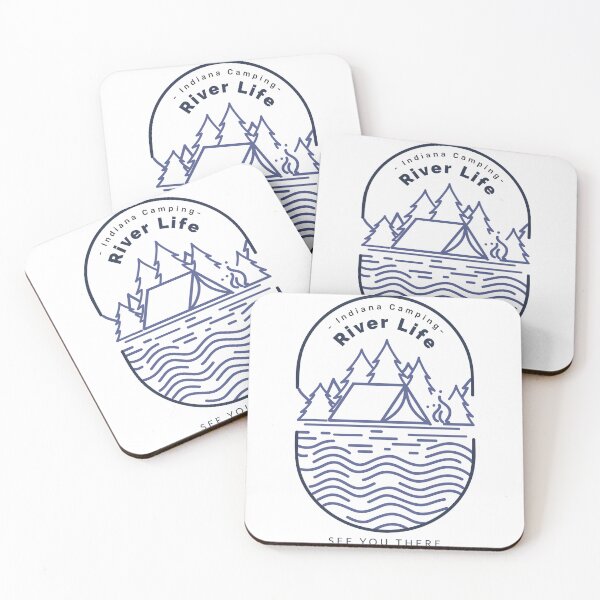 Item preview, Indiana Camping, River Life, See You There designed and sold by HoppingCreation.