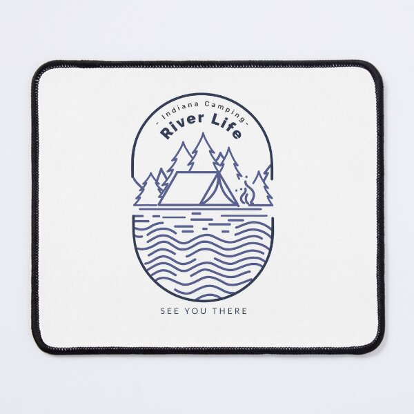 Item preview, Indiana Camping, River Life, See You There designed and sold by HoppingCreation.
