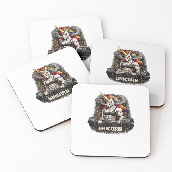 Item preview, Gym Queen Unicorn – Funny Fitness Unicorn Weightlifting Design designed and sold by UnglaublichGut.