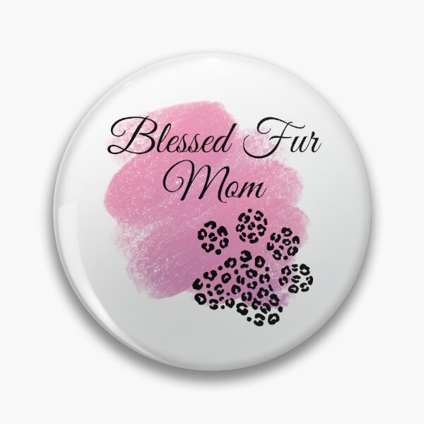 Item preview, Blessed Fur Mom Leopard Print Design with Pink Background designed and sold by jeweleddesigns.