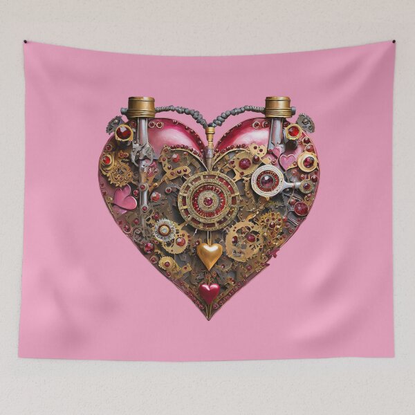 Item preview, Steampunk Heart Ruby Valentine designed and sold by Lee Hiller Designs.