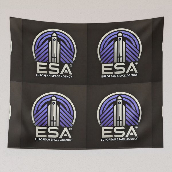 Item preview, Space Agency Inspired Logo Design | ESA Style Space Graphic | Astronomy & Sci-Fi Art designed and sold by TEEJAMBOREE.