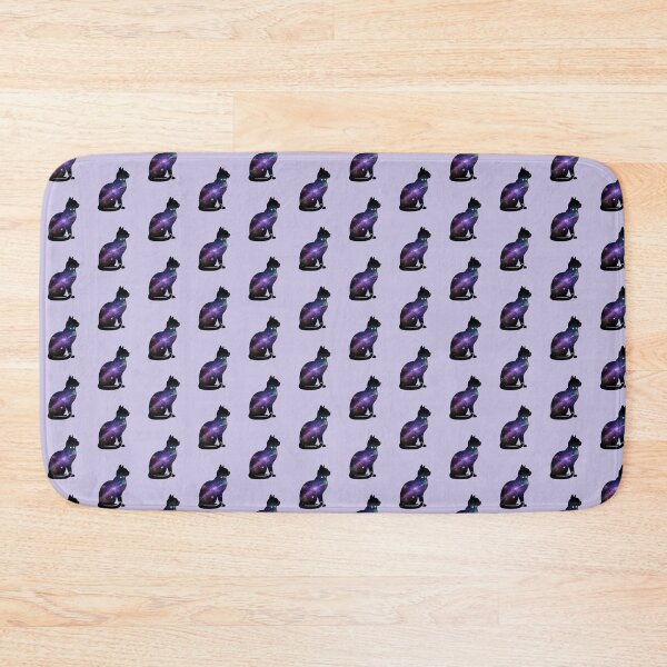 Item preview, Cosmic Cat Silhouette Galaxy designed and sold by RkskArt.