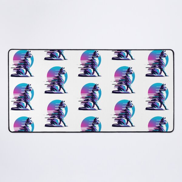 Item preview, Geometric Glitch Cat - Fragmented Digital Art designed and sold by Dogandesighn.