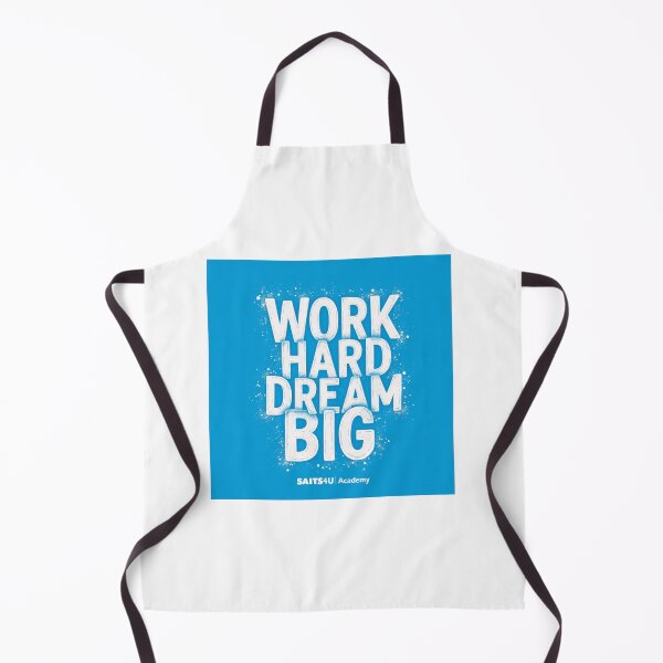 Item preview, Work Hard Dream Big – Motivation Sticker designed and sold by SAITS4U Academy.