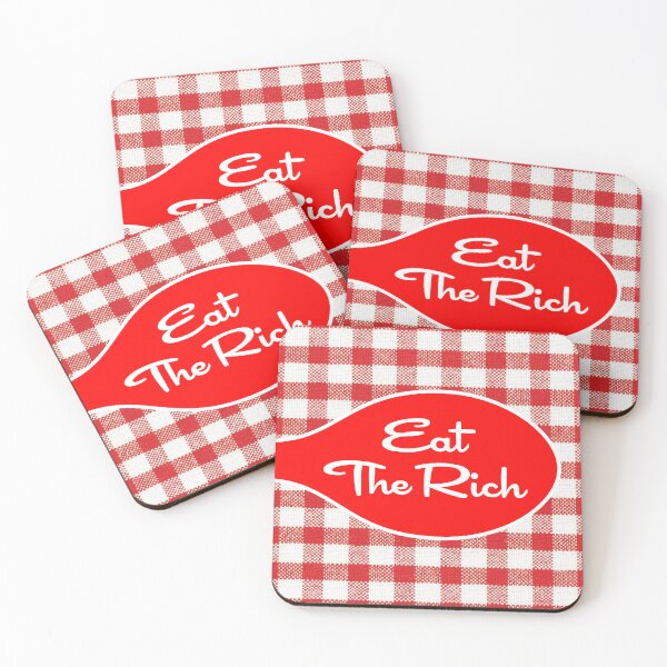 Item preview, Eat The Rich Cookbook Cover designed and sold by KaijuCats.