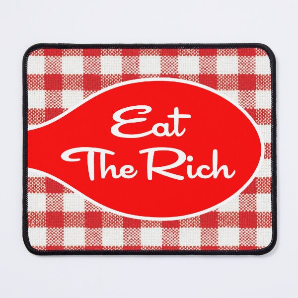 Item preview, Eat The Rich Cookbook Cover designed and sold by KaijuCats.