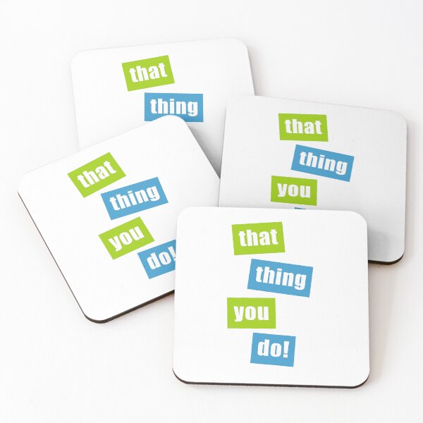 Item preview, That Thing You Do Green and Blue designed and sold by Normbot2000.