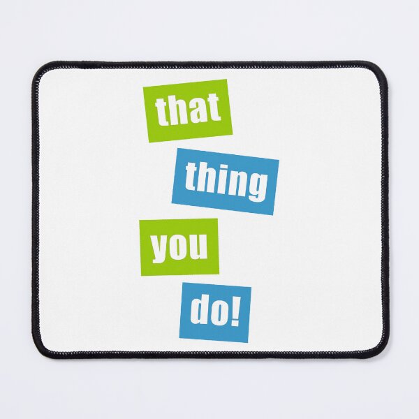 Item preview, That Thing You Do Green and Blue designed and sold by Normbot2000.