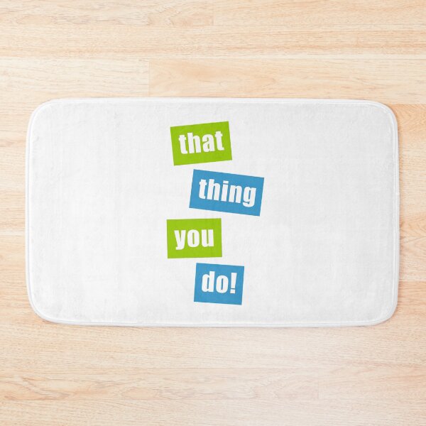 Item preview, That Thing You Do Green and Blue designed and sold by Normbot2000.