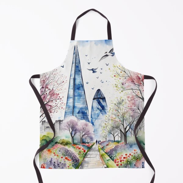 Item preview, London in spring with Shard and Gherkin designed and sold by Coolparrotgirl.