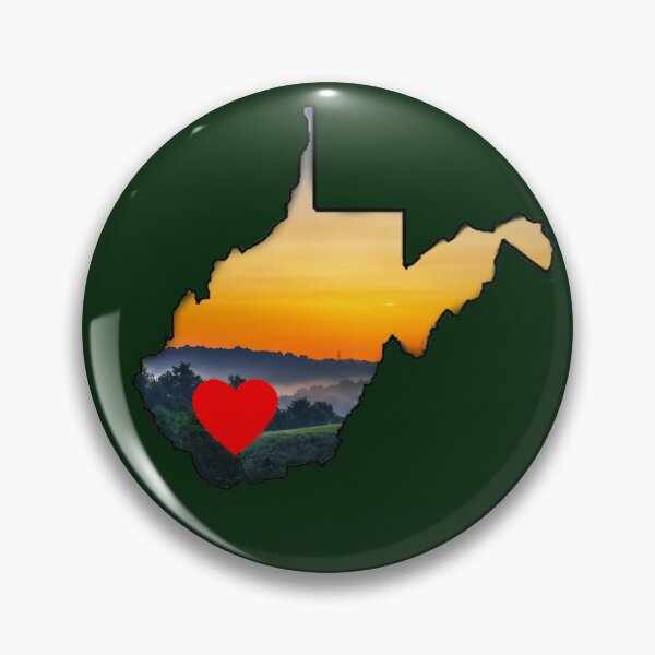 Item preview, West Virginia: Heart  designed and sold by KreativeCrow.
