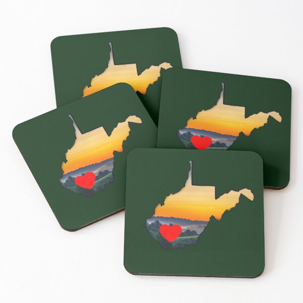 Item preview, West Virginia: Heart  designed and sold by KreativeCrow.