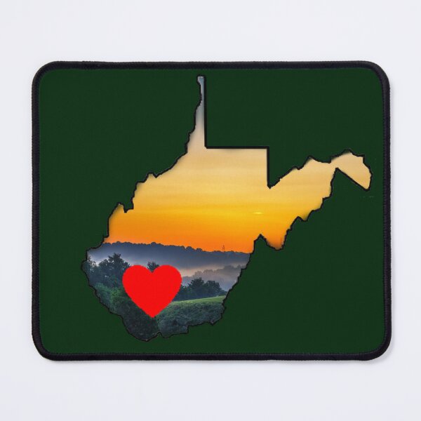 Item preview, West Virginia: Heart designed and sold by KreativeCrow.