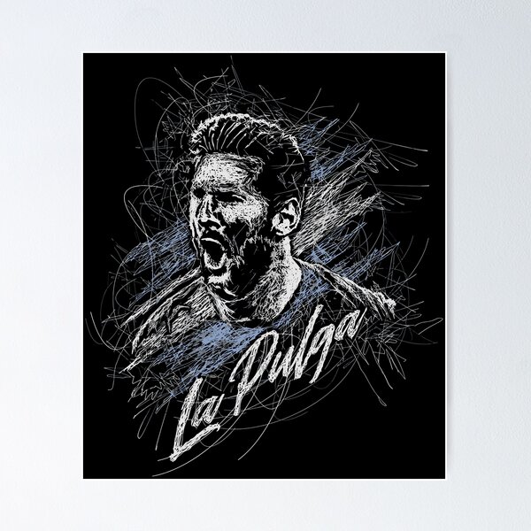 Item preview, Lionel Messi La Pulga  designed and sold by hussain-dz.