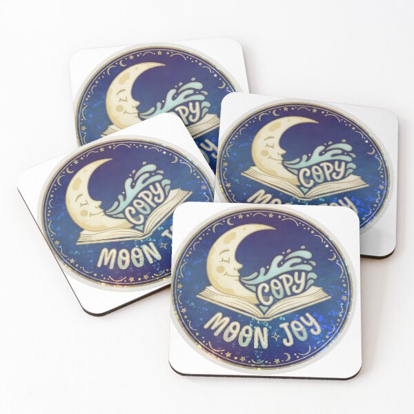 Item preview, Copy Moon Joy Wall Art | Dreamy Night Aesthetic Moon Illustration | Magical Book & Moon Design designed and sold by Bhaskar Digital Art.