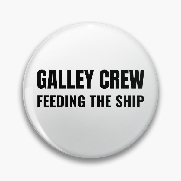 Item preview, Galley Crew Feeding the Ship (Black) designed and sold by ShipCrewNation.