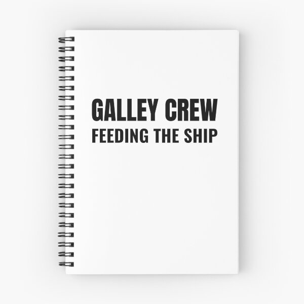 Item preview, Galley Crew Feeding the Ship (Black) designed and sold by ShipCrewNation.