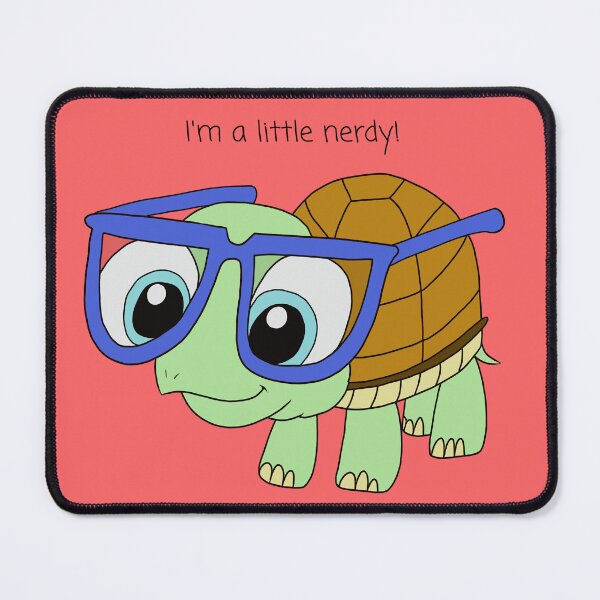 Item preview, I'm A Little Nerdy Turtle Cute Huge Glasses  designed and sold by CozyCritters8.
