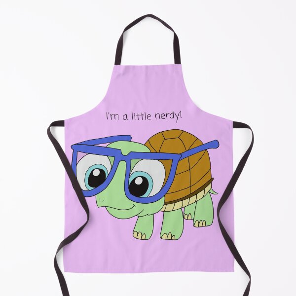 Item preview, I'm A Little Nerdy Turtle Cute Huge Glasses designed and sold by CozyCritters8.