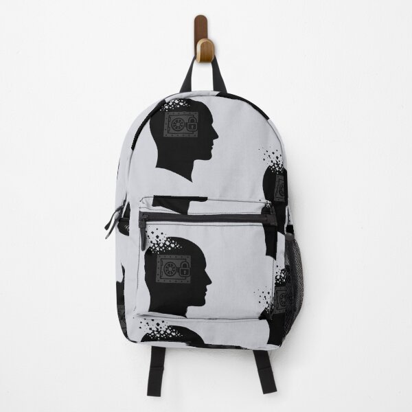 Item preview, Passive vs Active Forgetting – Minimalist Mind Concept Illustration designed and sold by PERSPECTIVERED.