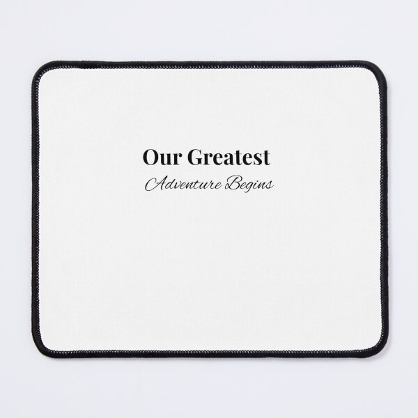 Item preview, Our Greatest Adventure Begins – Pregnancy Announcement Design designed and sold by gluxdesing.