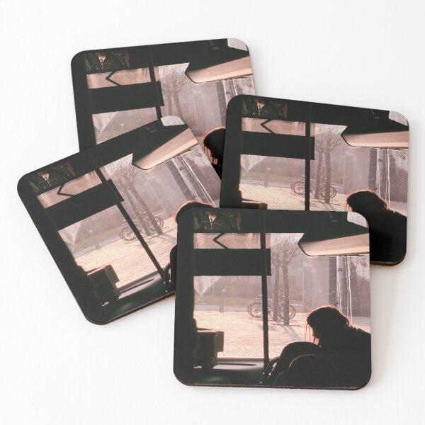 Item preview, Golden Hour Bus Ride – Quiet Urban Moment designed and sold by venjaukr.