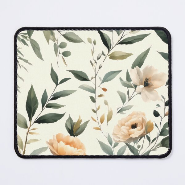Item preview, Soft Botanical Calm – Peach-Toned Stem Blossoms designed and sold by Calmersion Life.