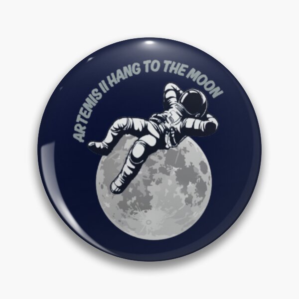 Item preview, Artemis II — Hang To The Moon Rocket Emblem designed and sold by Yasmine Mohammed.