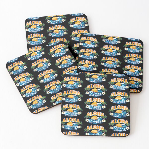 Item preview, Aloha Mate Hawaiian Beach Wave Sunset Travel Design designed and sold by TeeTimeTreasure.