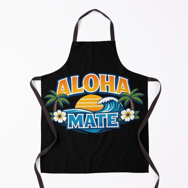 Item preview, Aloha Mate Hawaiian Beach Wave Sunset Travel Design designed and sold by TeeTimeTreasure.